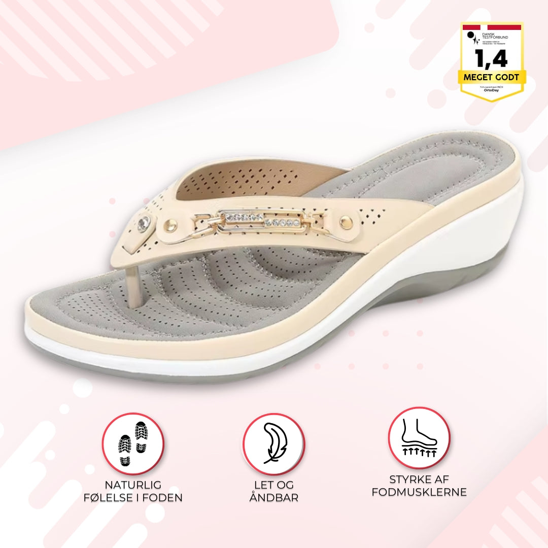 OrtoDay SoleEase – Hjemmesko til sommer med stil og komfort