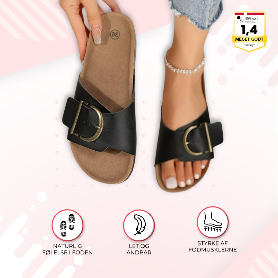 OrtoDay MiaStep – Stilfulde og komfortable kork-sandaler til kvinder