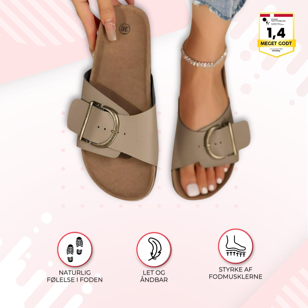 OrtoDay MiaStep – Stilfulde og komfortable kork-sandaler til kvinder