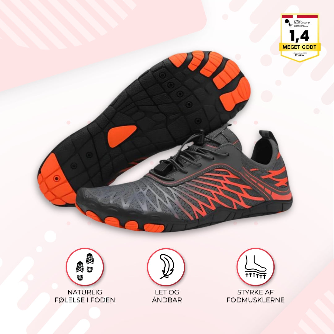 OrtoDay FloraX – Ergonomiske barfodssko til smertelindring