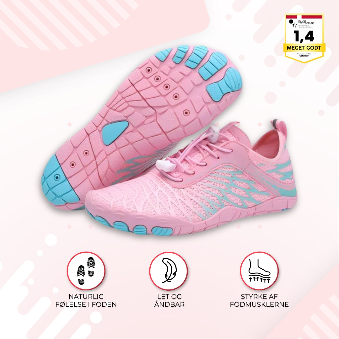 OrtoDay FloraX – Ergonomiske barfodssko til smertelindring