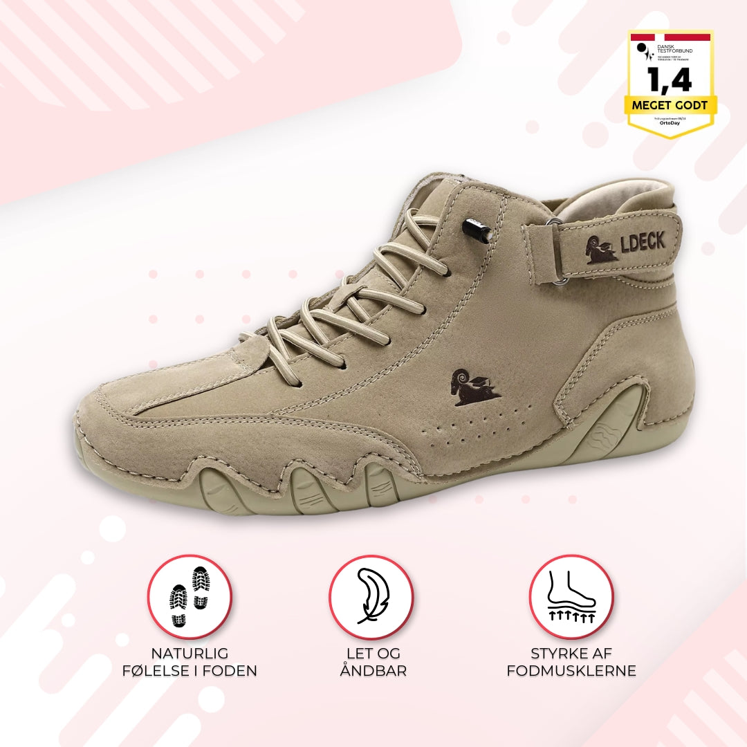OrtoDay FreeMotion - Barfodssko - Ultrakomfortabelt, slidstærkt læder