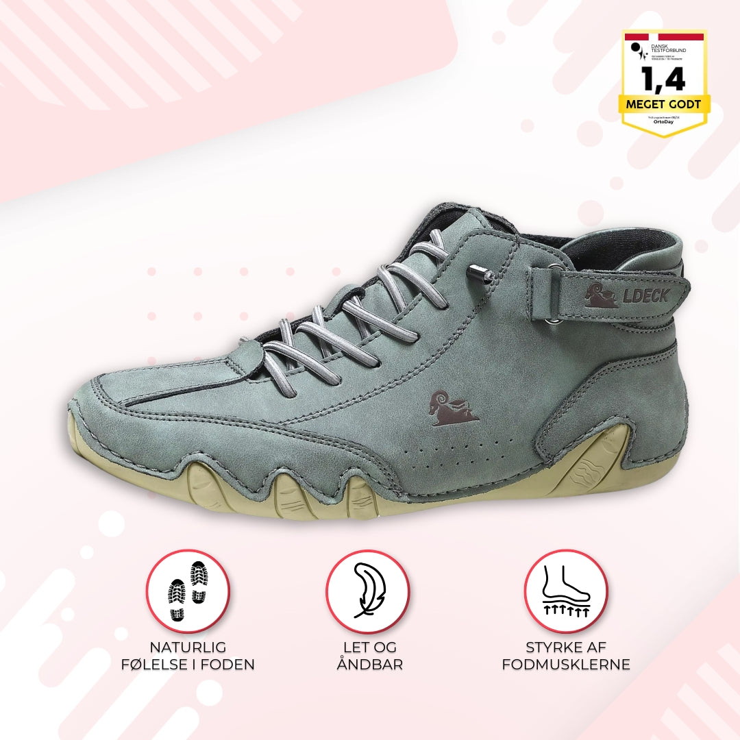 OrtoDay FreeMotion - Barfodssko - Ultrakomfortabelt, slidstærkt læder