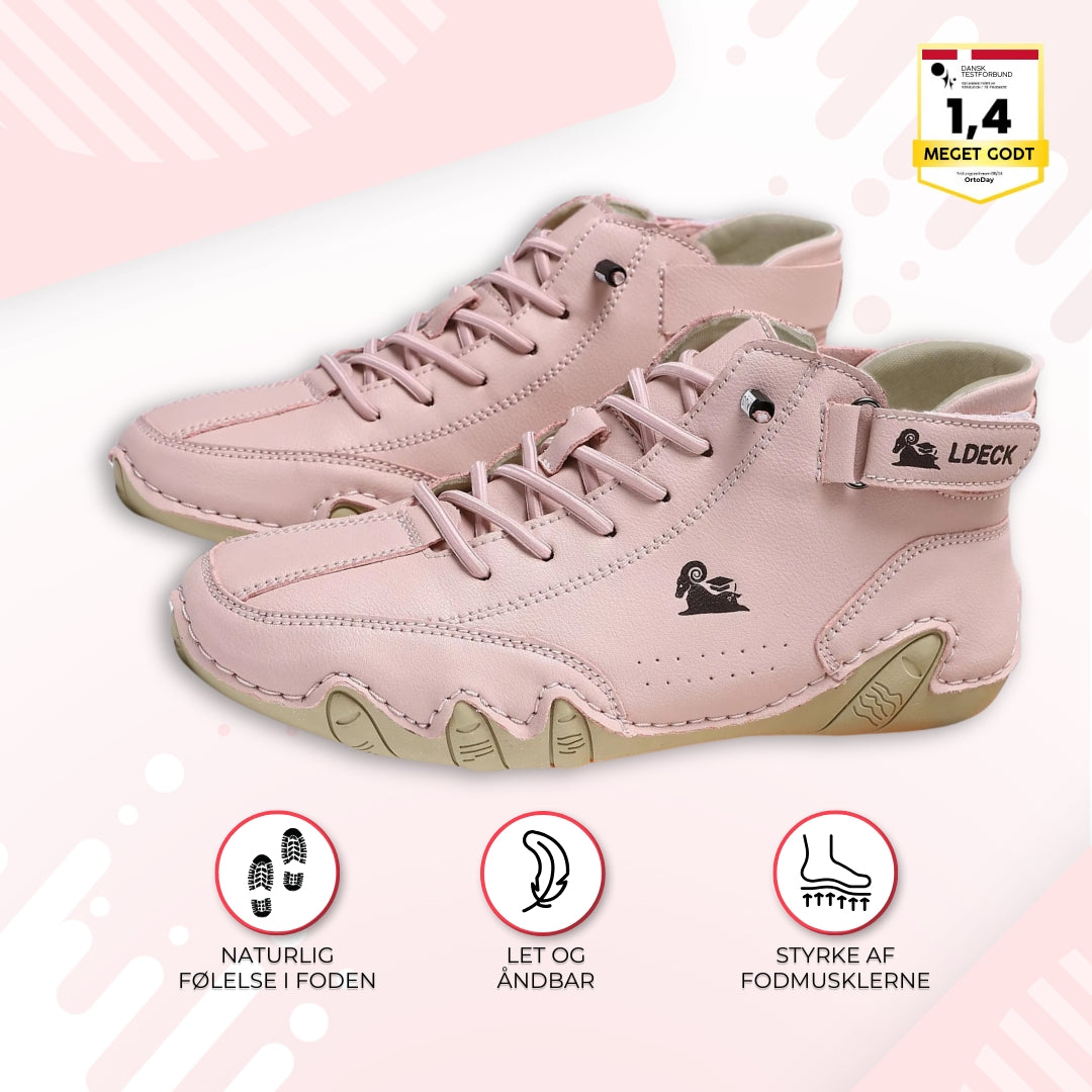 OrtoDay FreeMotion - Barfodssko - Ultrakomfortabelt, slidstærkt læder