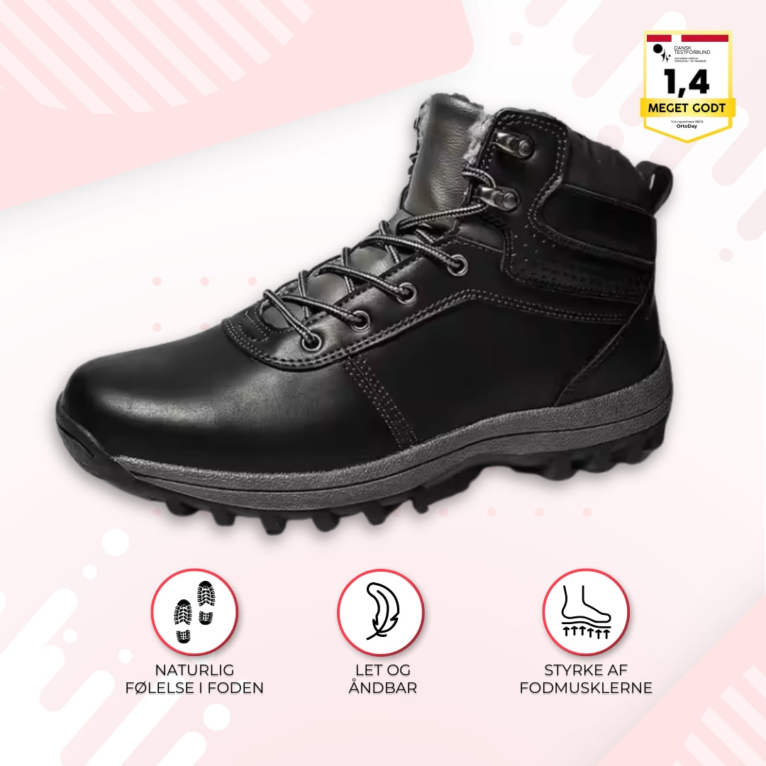 OrtoDay ArcticBoots - Vinterstøvler til mænd - Ergonomiske, vandtætte og smertelindrende vinterstøvler til efterår og vinter