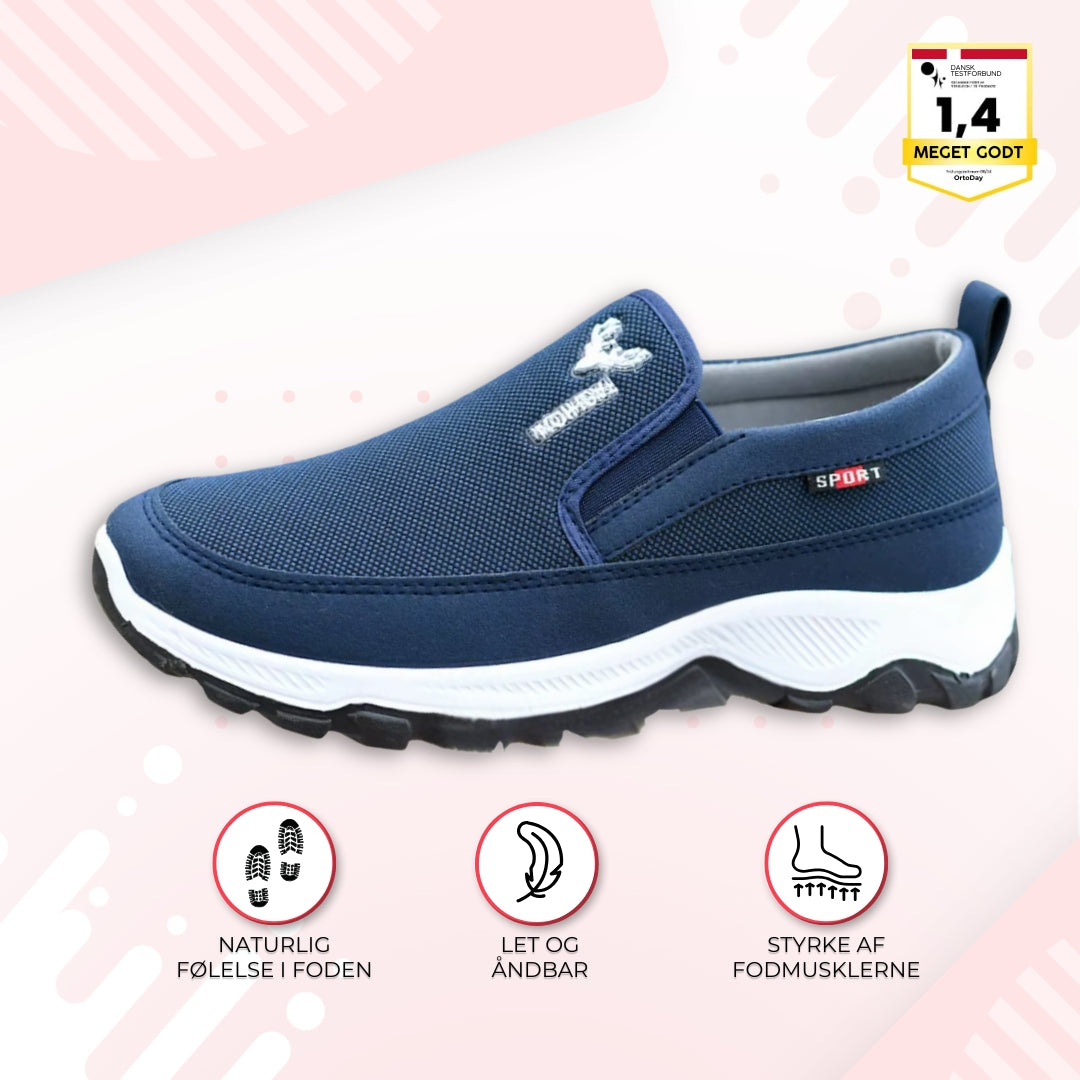 OrtoDay FlexStep - Vandresko til mænd - Åndbar - slip-on