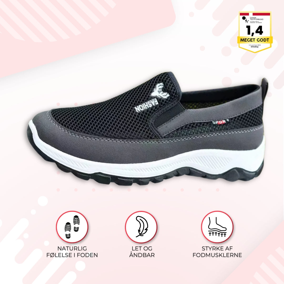 OrtoDay FlexStep - Vandresko til mænd - Åndbar - slip-on
