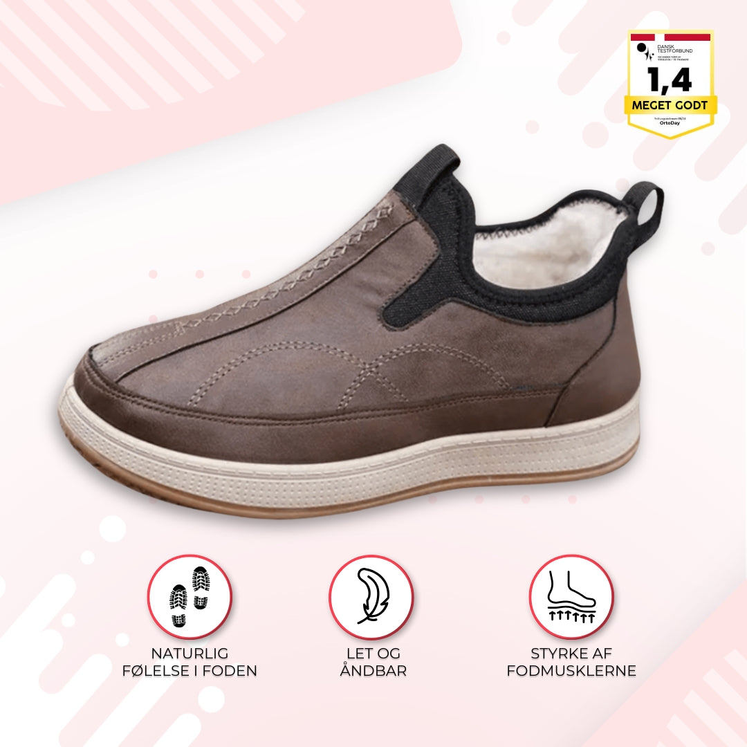 OrtoDay ArcticLevi - varme og moderigtige sko med pelsfor til vinteren