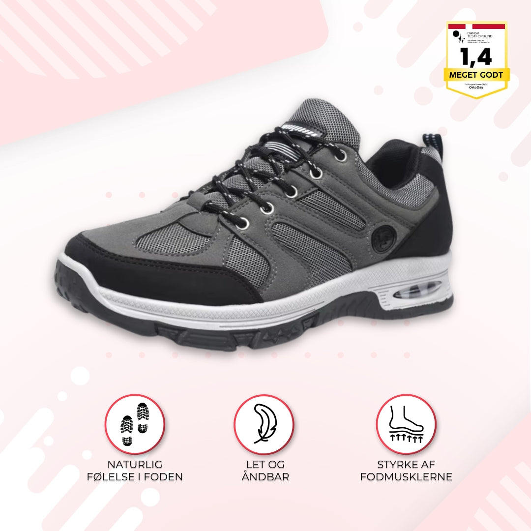 OrtoDay TrekForce - Ortopædiske sko til mænd - Robuste vandresko til mænd - Skridsikker sål