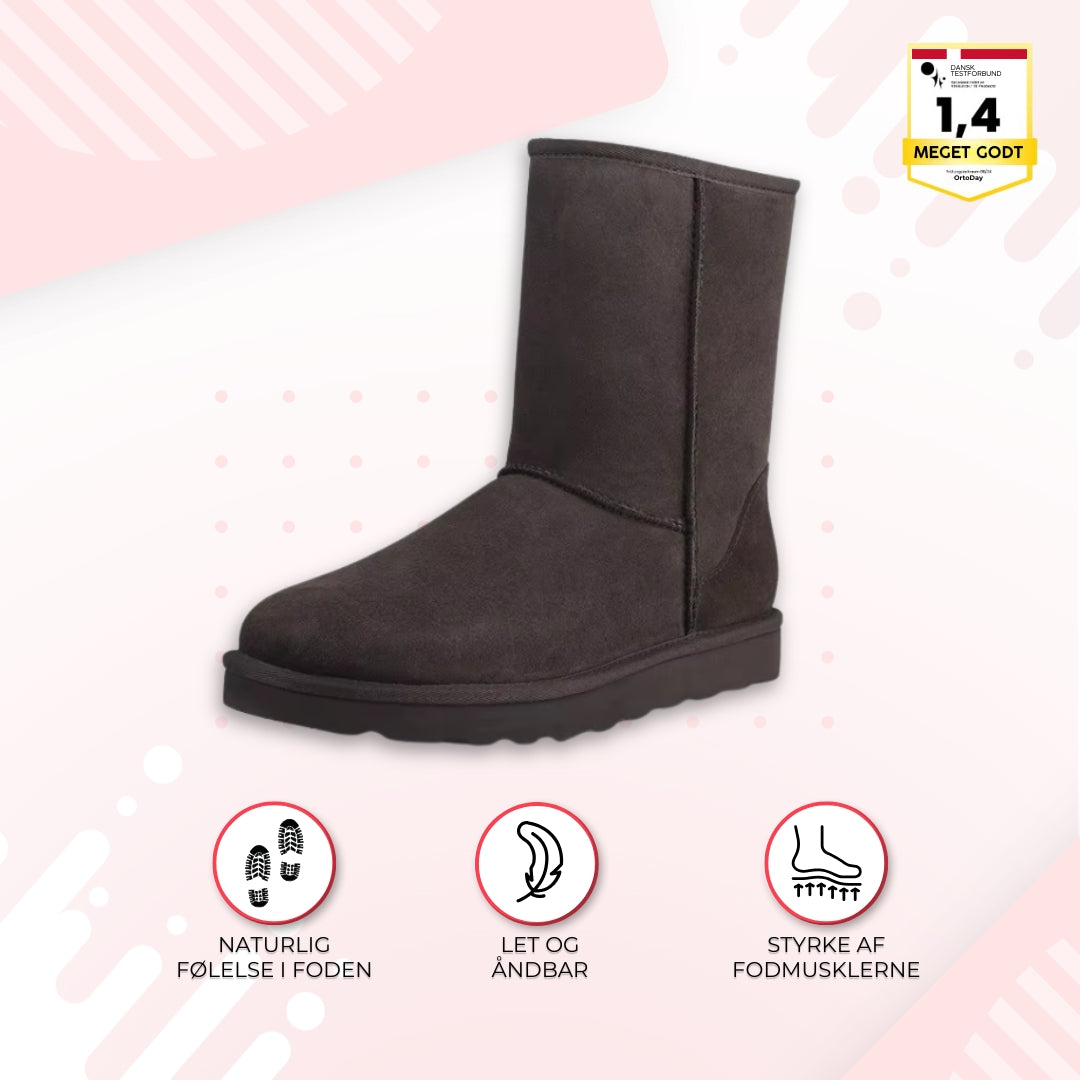 OrtoDay FrostX - Varme og vandtætte vinterstøvler til kvinder lavet af blødt læder med skridsikker sål