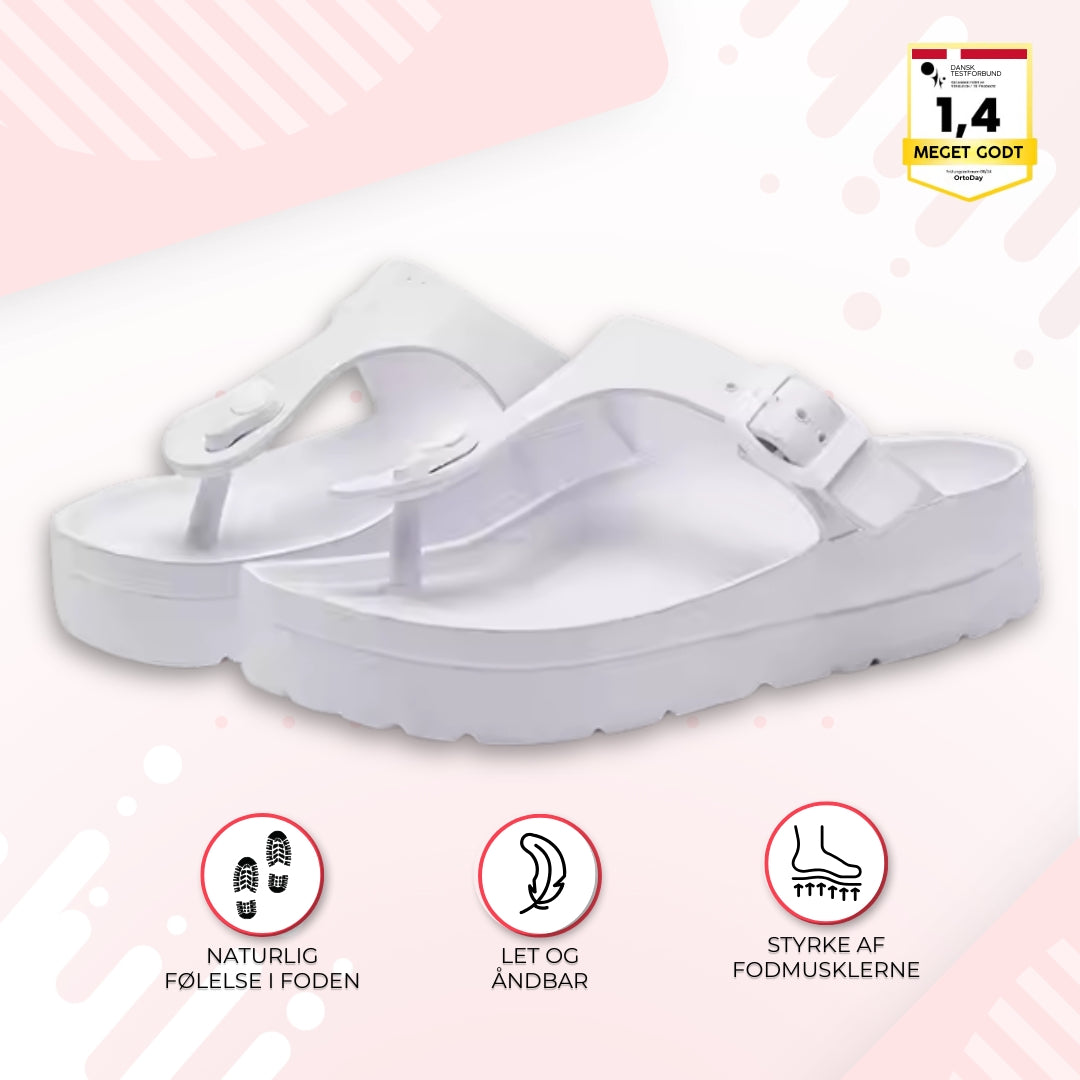 OrtoDay WaveEase – Stilfulde ortopædiske flip flops til komfort og støtte
