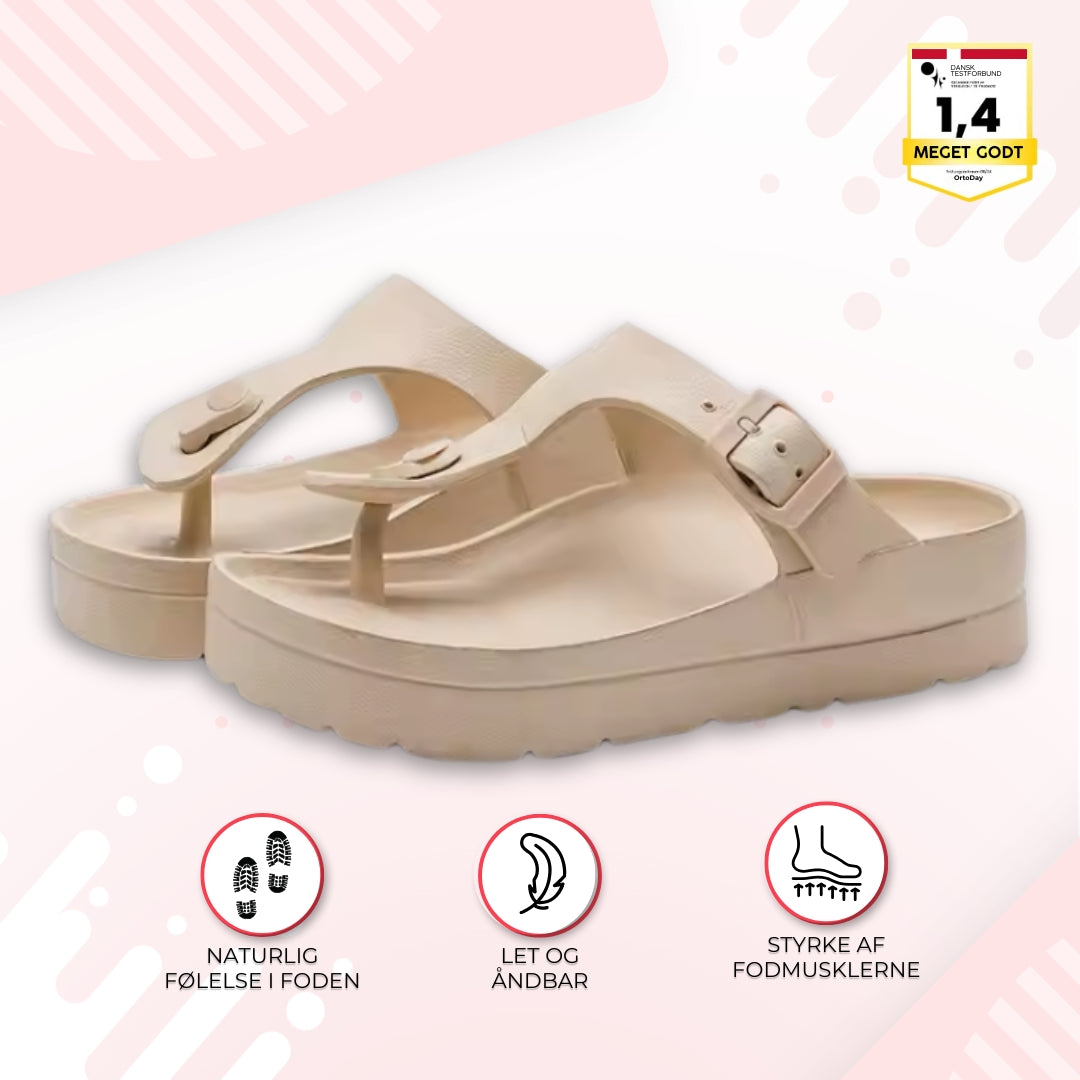 OrtoDay WaveEase – Stilfulde ortopædiske flip flops til komfort og støtte