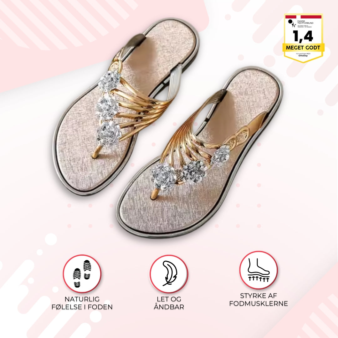 OrtoDay Ladies - Stilfulde og ortopædiske flip flops til sommeren