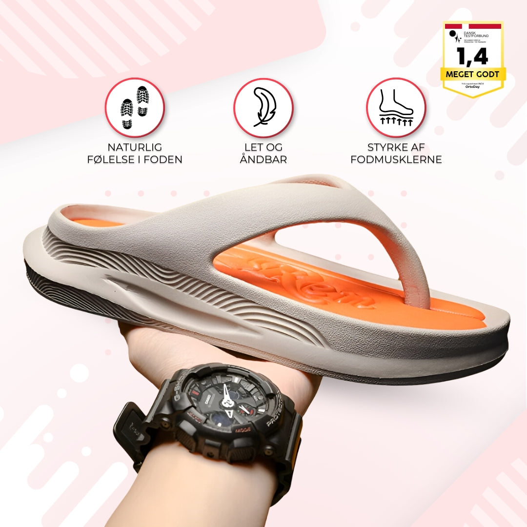 OrtoDay SunStep – Stilfulde og komfortable herresandaler med ortopædisk støtte